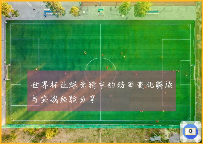 世界杯让球竞猜中的赔率变化解读与实战经验分享